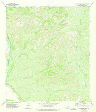 Sycamore Mountain Texas Historical topographic map, 1:24000 scale, 7.5 X 7.5 Minute, Year 1971