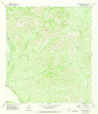 Sycamore Mountain Texas Historical topographic map, 1:24000 scale, 7.5 X 7.5 Minute, Year 1971