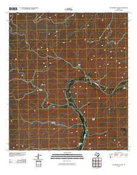 Sycamore Canyon Texas Historical topographic map, 1:24000 scale, 7.5 X 7.5 Minute, Year 2010