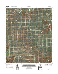 T-O Creek Texas Historical topographic map, 1:24000 scale, 7.5 X 7.5 Minute, Year 2012