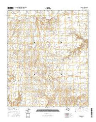 T-O Creek Texas Current topographic map, 1:24000 scale, 7.5 X 7.5 Minute, Year 2016