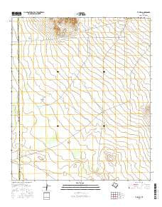 T P Well Texas Current topographic map, 1:24000 scale, 7.5 X 7.5 Minute, Year 2016