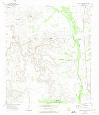 Table Top Mountain Texas Historical topographic map, 1:24000 scale, 7.5 X 7.5 Minute, Year 1972