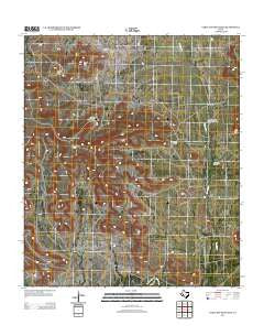 Table Top Mountain Texas Historical topographic map, 1:24000 scale, 7.5 X 7.5 Minute, Year 2012