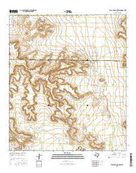 Table Top Mountain Texas Current topographic map, 1:24000 scale, 7.5 X 7.5 Minute, Year 2016