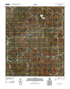 Tackett Mountain Texas Historical topographic map, 1:24000 scale, 7.5 X 7.5 Minute, Year 2010