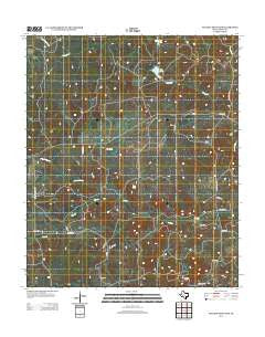 Tackett Mountain Texas Historical topographic map, 1:24000 scale, 7.5 X 7.5 Minute, Year 2012