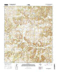 Tackett Mountain Texas Current topographic map, 1:24000 scale, 7.5 X 7.5 Minute, Year 2016