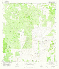 Tacubaya Texas Historical topographic map, 1:24000 scale, 7.5 X 7.5 Minute, Year 1972