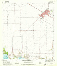 Taft Texas Historical topographic map, 1:24000 scale, 7.5 X 7.5 Minute, Year 1969