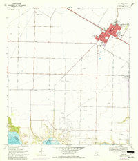 Taft Texas Historical topographic map, 1:24000 scale, 7.5 X 7.5 Minute, Year 1969