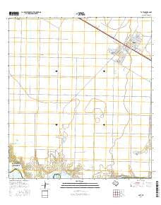 Taft Texas Current topographic map, 1:24000 scale, 7.5 X 7.5 Minute, Year 2016