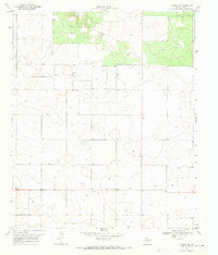 Tahoka SW Texas Historical topographic map, 1:24000 scale, 7.5 X 7.5 Minute, Year 1969