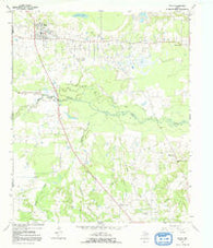 Talco Texas Historical topographic map, 1:24000 scale, 7.5 X 7.5 Minute, Year 1964