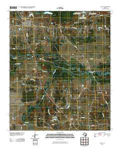 Talco Texas Historical topographic map, 1:24000 scale, 7.5 X 7.5 Minute, Year 2010