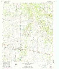 Talpa Texas Historical topographic map, 1:24000 scale, 7.5 X 7.5 Minute, Year 1967