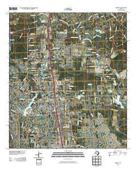 Tamina Texas Historical topographic map, 1:24000 scale, 7.5 X 7.5 Minute, Year 2010