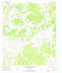 Tanglewood Texas Historical topographic map, 1:24000 scale, 7.5 X 7.5 Minute, Year 1960