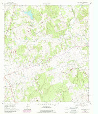 Tanglewood Texas Historical topographic map, 1:24000 scale, 7.5 X 7.5 Minute, Year 1960