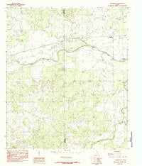Tankersley Texas Historical topographic map, 1:24000 scale, 7.5 X 7.5 Minute, Year 1984