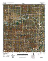 Tankersley Texas Historical topographic map, 1:24000 scale, 7.5 X 7.5 Minute, Year 2010