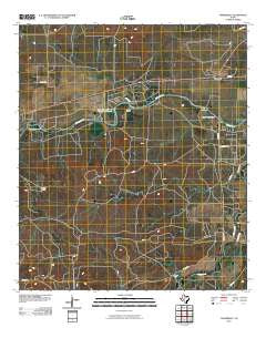 Tankersley Texas Historical topographic map, 1:24000 scale, 7.5 X 7.5 Minute, Year 2010
