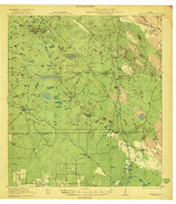 Tarida Ranch Texas Historical topographic map, 1:62500 scale, 15 X 15 Minute, Year 1921