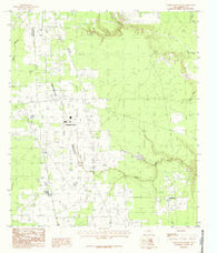 Tarkington Prairie Texas Historical topographic map, 1:24000 scale, 7.5 X 7.5 Minute, Year 1984