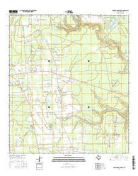 Tarkington Prairie Texas Current topographic map, 1:24000 scale, 7.5 X 7.5 Minute, Year 2016