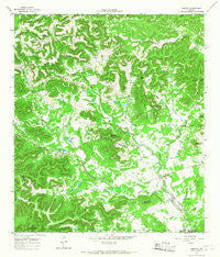 Tarpley Texas Historical topographic map, 1:24000 scale, 7.5 X 7.5 Minute, Year 1964