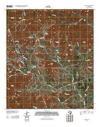 Tarpley Texas Historical topographic map, 1:24000 scale, 7.5 X 7.5 Minute, Year 2010