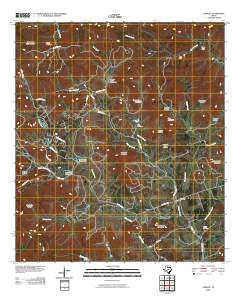 Tarpley Texas Historical topographic map, 1:24000 scale, 7.5 X 7.5 Minute, Year 2010
