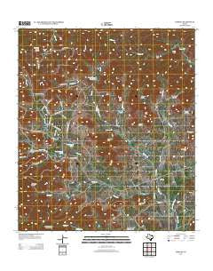 Tarpley Texas Historical topographic map, 1:24000 scale, 7.5 X 7.5 Minute, Year 2013