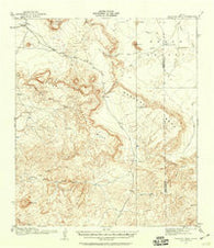 Tascotal Mesa Texas Historical topographic map, 1:62500 scale, 15 X 15 Minute, Year 1917