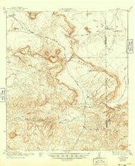Tascotal Mesa Texas Historical topographic map, 1:62500 scale, 15 X 15 Minute, Year 1944