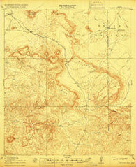 Tascotal Mesa Texas Historical topographic map, 1:62500 scale, 15 X 15 Minute, Year 1917