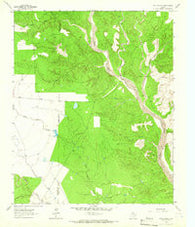 Tate Arroyo Texas Historical topographic map, 1:24000 scale, 7.5 X 7.5 Minute, Year 1963