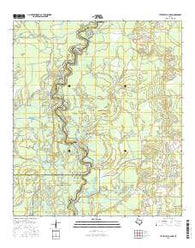 Tater Patch Lake Texas Current topographic map, 1:24000 scale, 7.5 X 7.5 Minute, Year 2016