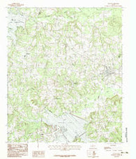 Tatum Texas Historical topographic map, 1:24000 scale, 7.5 X 7.5 Minute, Year 1983