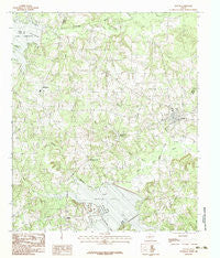 Tatum Texas Historical topographic map, 1:24000 scale, 7.5 X 7.5 Minute, Year 1983