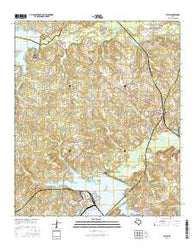 Tatum Texas Current topographic map, 1:24000 scale, 7.5 X 7.5 Minute, Year 2016