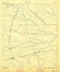 Taylor Texas Historical topographic map, 1:125000 scale, 30 X 30 Minute, Year 1887