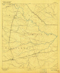 Taylor Texas Historical topographic map, 1:125000 scale, 30 X 30 Minute, Year 1894