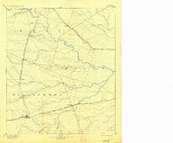 Taylor Texas Historical topographic map, 1:125000 scale, 30 X 30 Minute, Year 1894