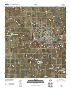 Taylor Texas Historical topographic map, 1:24000 scale, 7.5 X 7.5 Minute, Year 2010