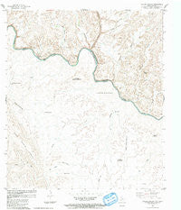 Taylor Canyon Texas Historical topographic map, 1:24000 scale, 7.5 X 7.5 Minute, Year 1983