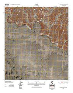 Taylor Canyon Texas Historical topographic map, 1:24000 scale, 7.5 X 7.5 Minute, Year 2010