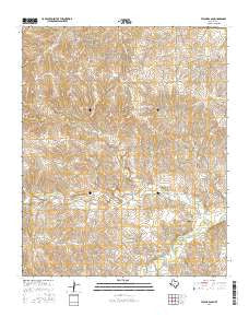 Taylor Ranch Texas Current topographic map, 1:24000 scale, 7.5 X 7.5 Minute, Year 2016