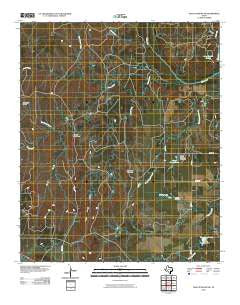 Teacup Mountain Texas Historical topographic map, 1:24000 scale, 7.5 X 7.5 Minute, Year 2010