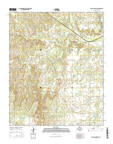Teacup Mountain Texas Current topographic map, 1:24000 scale, 7.5 X 7.5 Minute, Year 2016